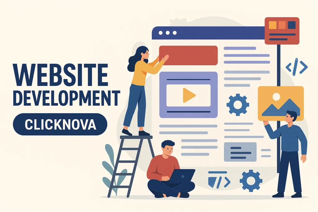 website design and development by Clicknova